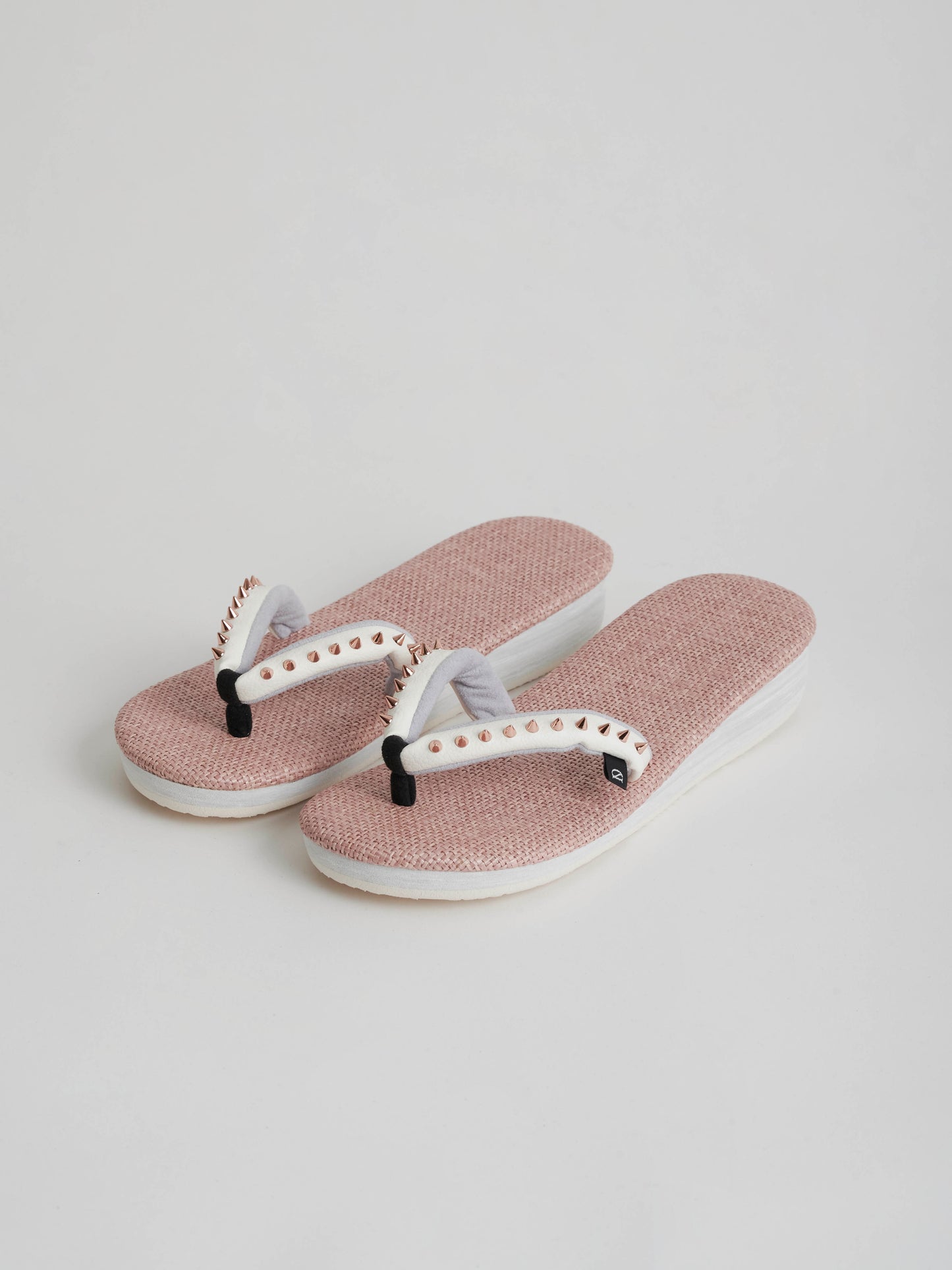 ビーサン型草履 PINK*COPPERスタッズ