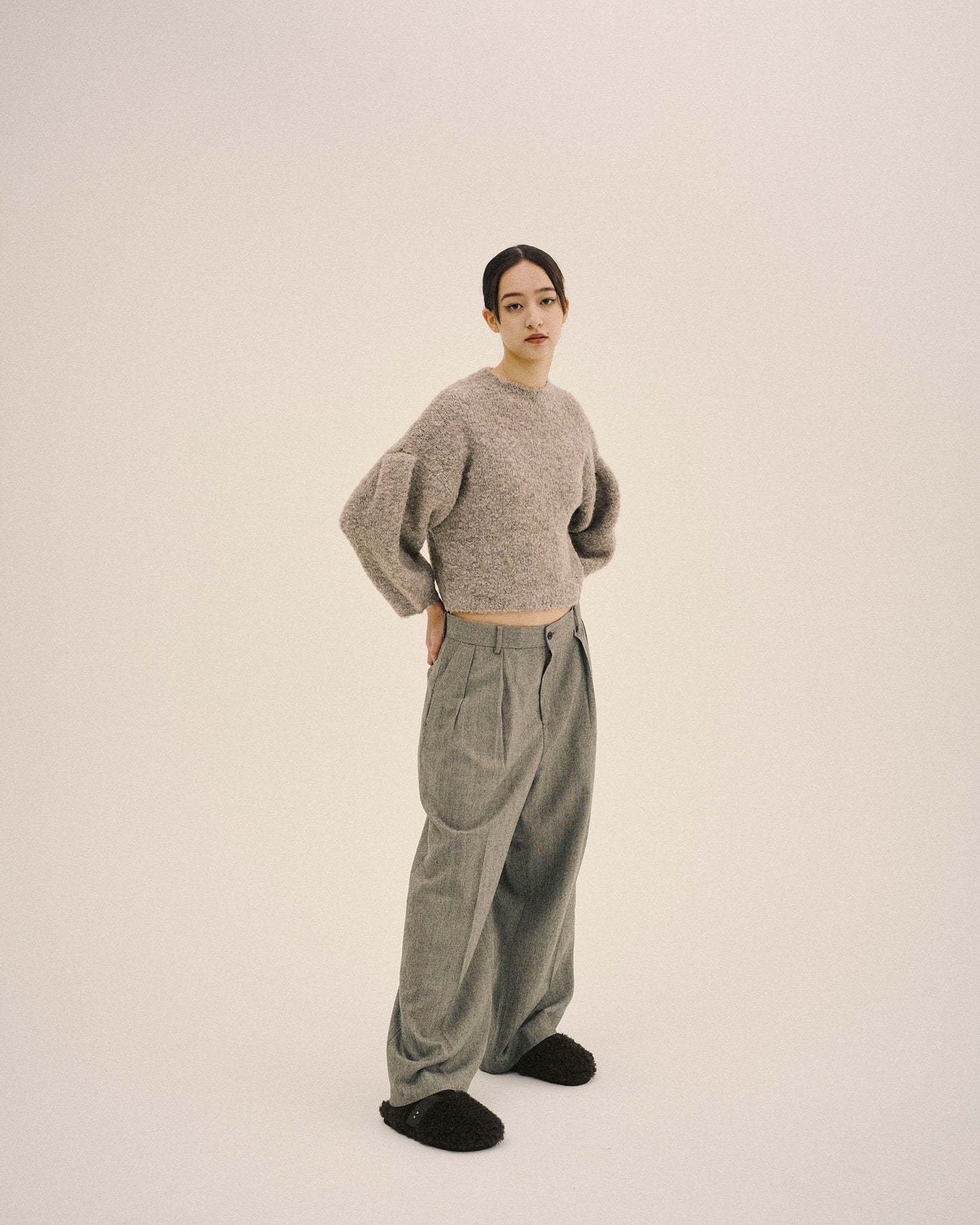 PUFF SLEEVE  P/O KNIT