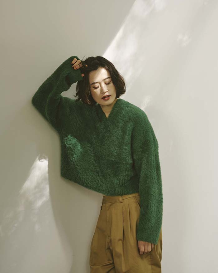 SHAGGY KNIT TOP