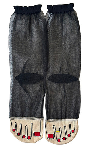 ペディキュア シースルーソックス ONV-TE261411