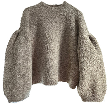 PUFF SLEEVE  P/O KNIT